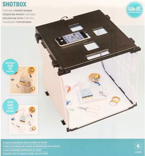 we r memory keepers; We R Makers - ShotBox Collection - Portable Photo Studio Kit 660406; Category:Shotbox; Image:1